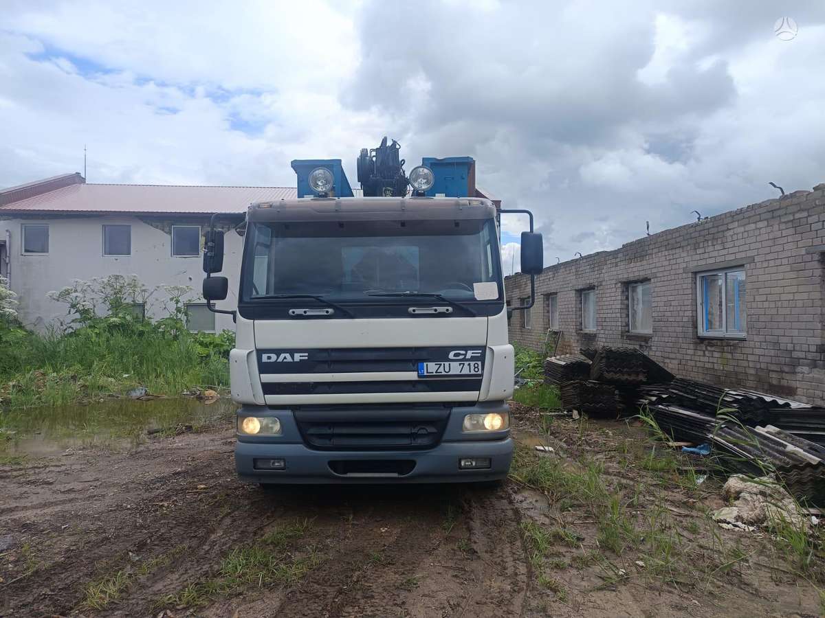 DAF AS75PC, dumpers with crane