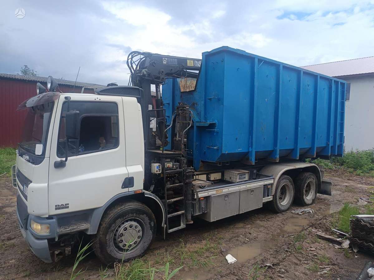 DAF AS75PC, dumpers with crane