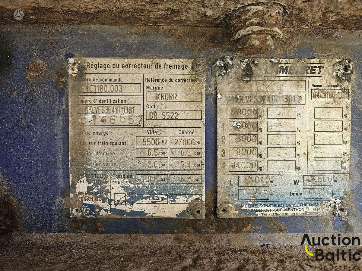 Lamberet YS-2P5, refrigerated