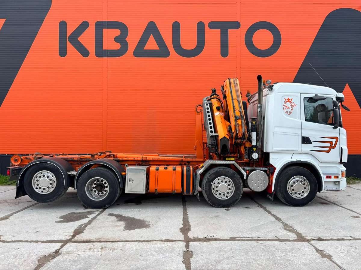 Scania R 420 8x2*6, с краном