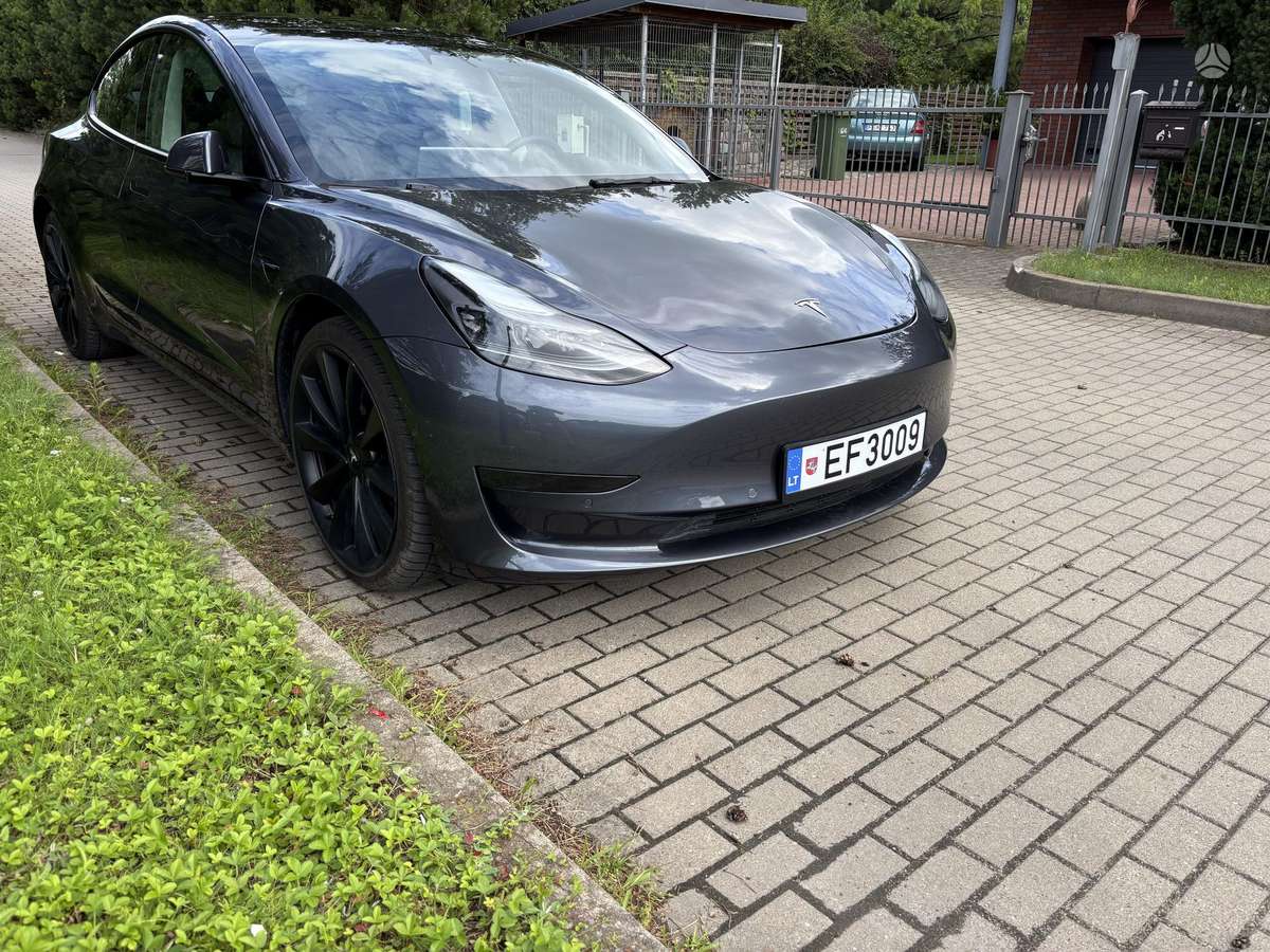 Tesla Model 3, 60 kWh, sedanas
