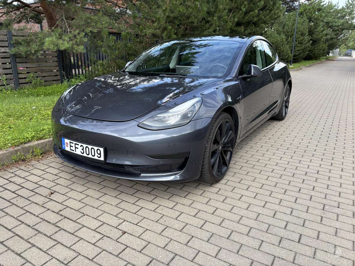 Tesla Model 3, 60 kWh, sedanas