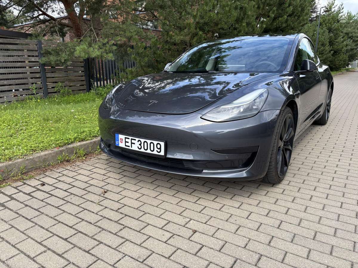 Tesla Model 3, 60 kWh, sedanas