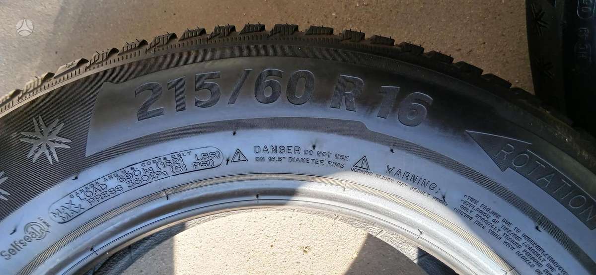 Michelin, зимние 215/60 R16
