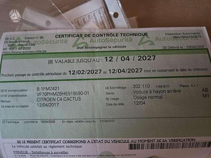 Citroen C4 Cactus, 1.2 l., Хэтчбек