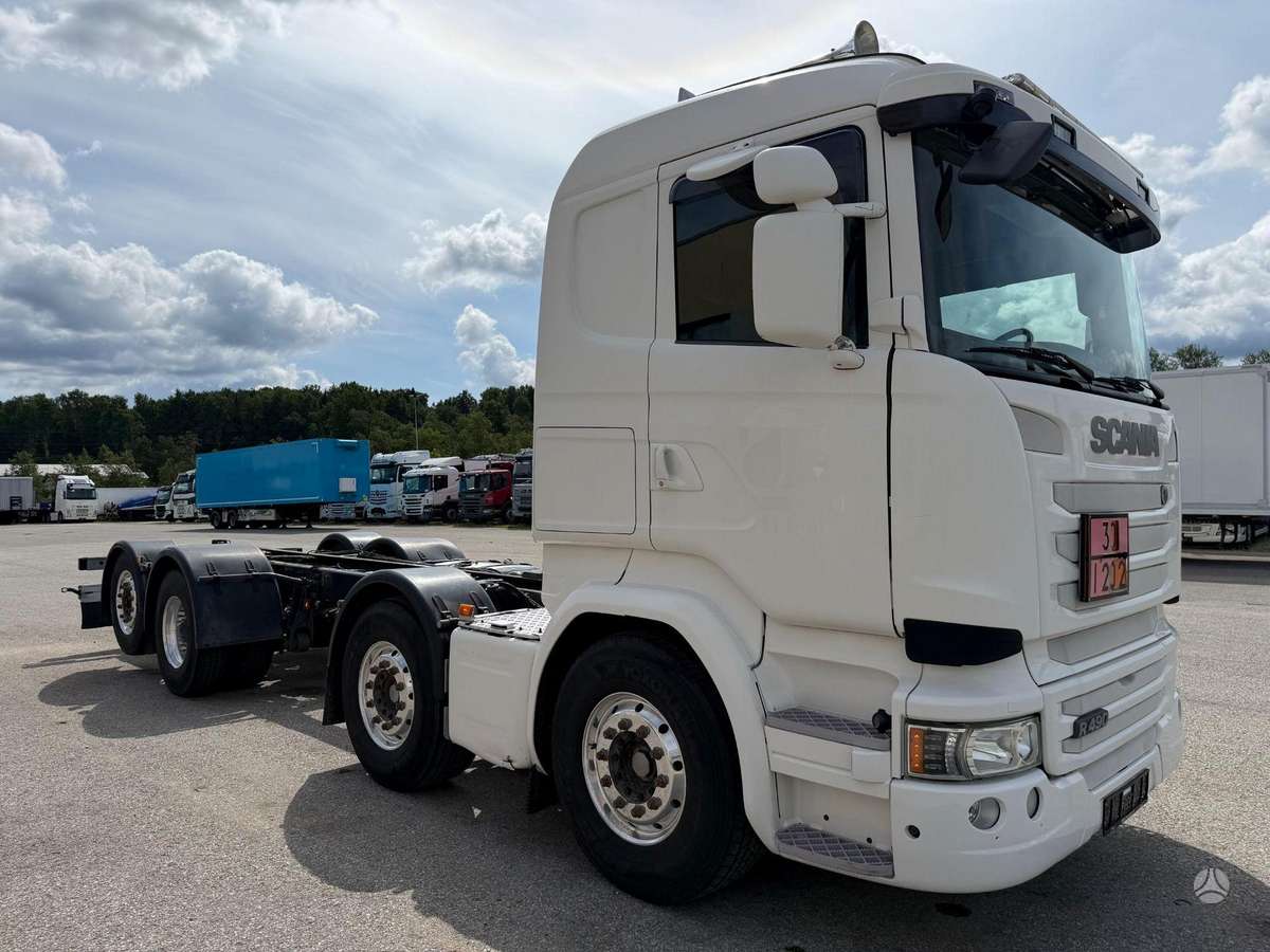 Scania R490, važiuoklės