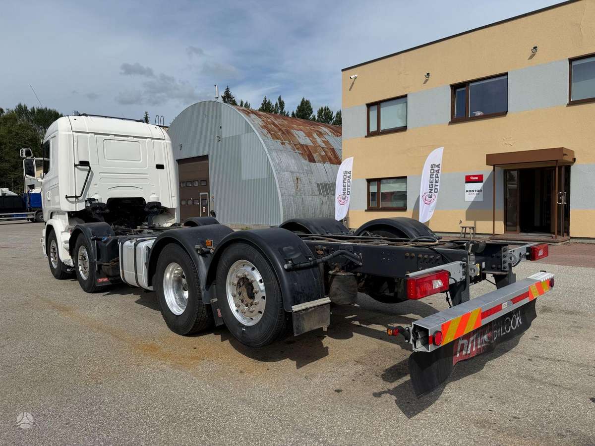 Scania R490, važiuoklės