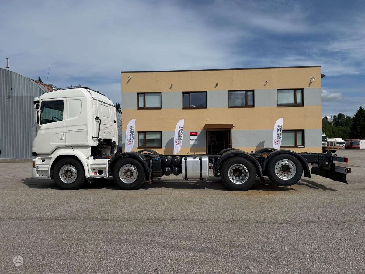 Scania R490, važiuoklės