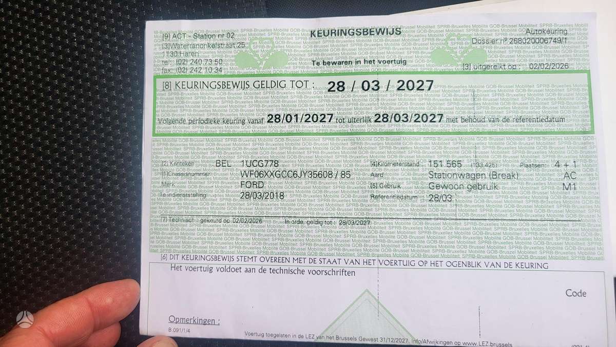 Ford Focus, 1.5 l., universalas