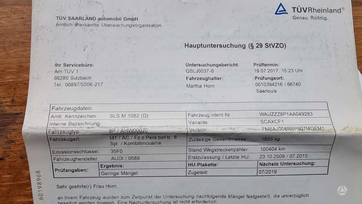 Audi A3, 1.4 l., wagon