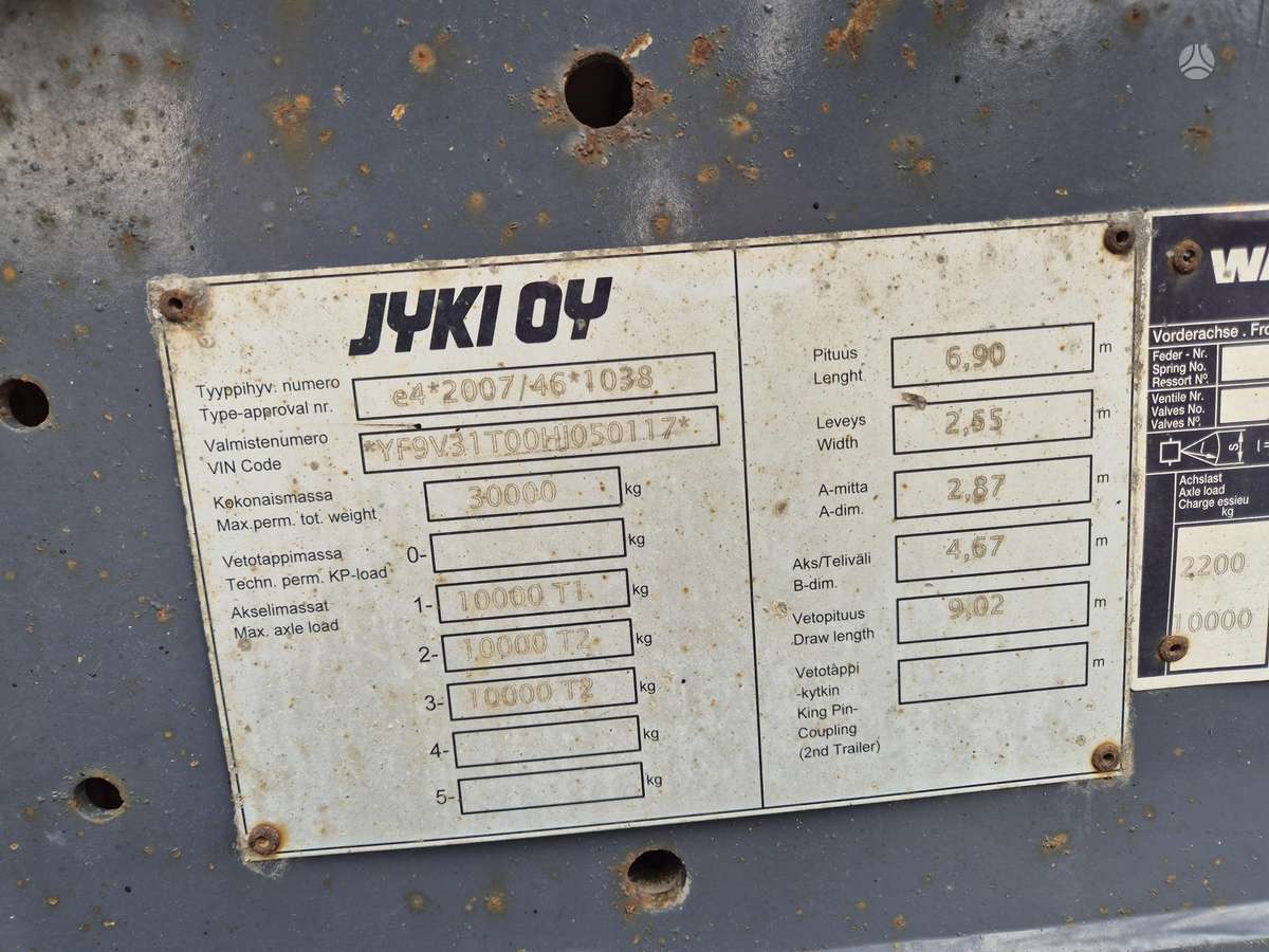 JYKI V31, timber