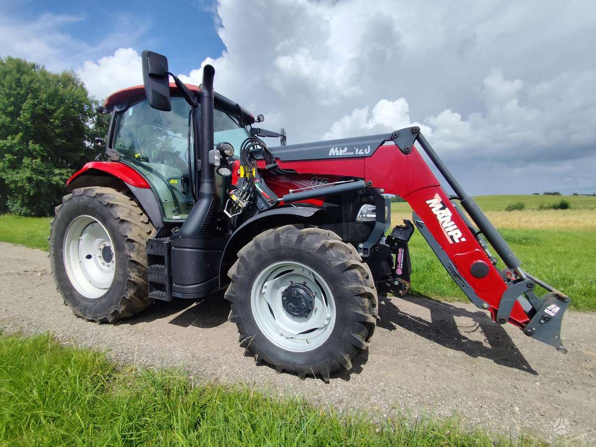 Case-IH Maxxum su krautuvu, tractors