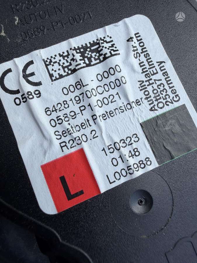 Audi Q7 durys, saugos diržai