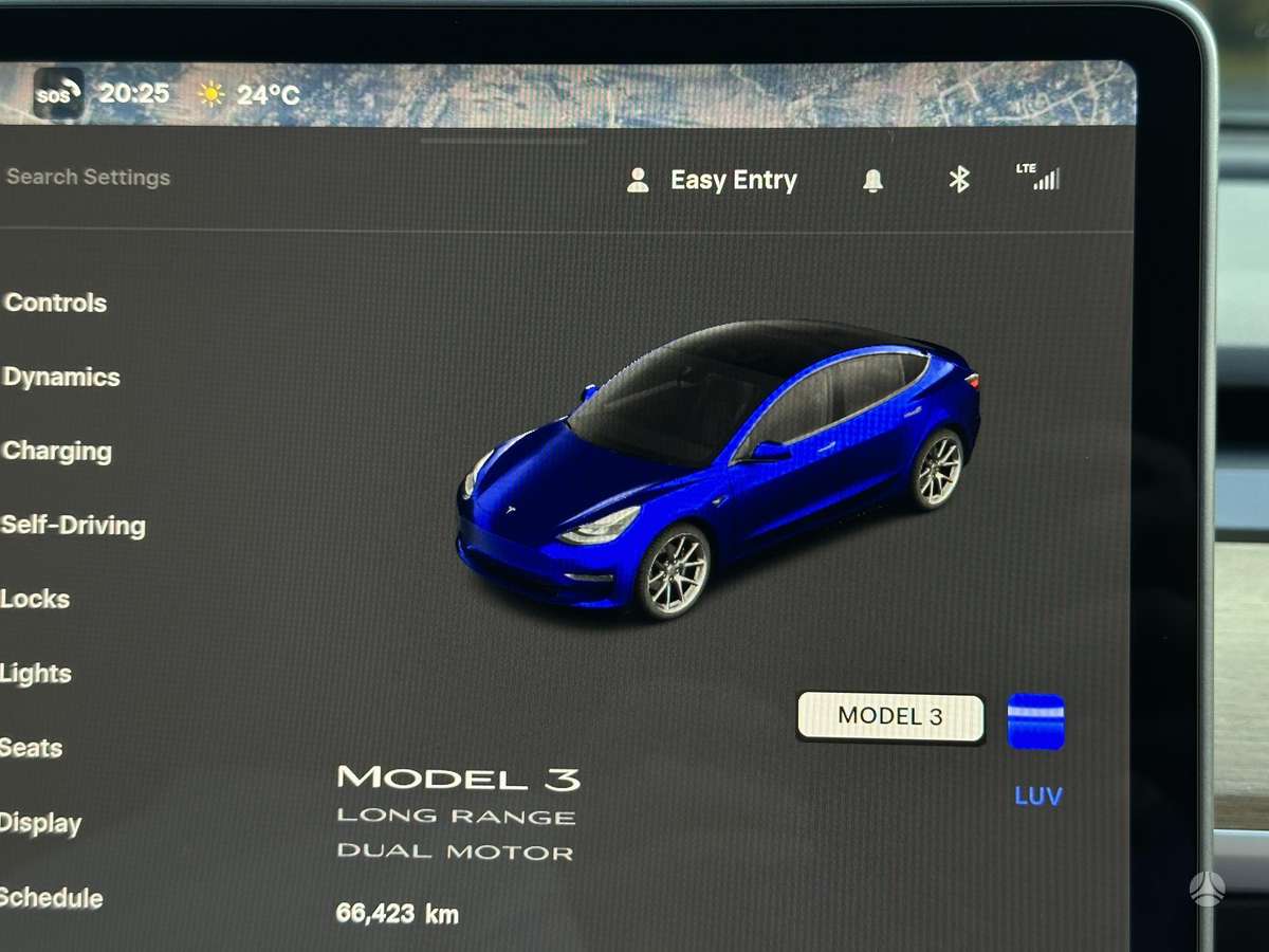 Tesla Model 3, 82 kWh, sedanas