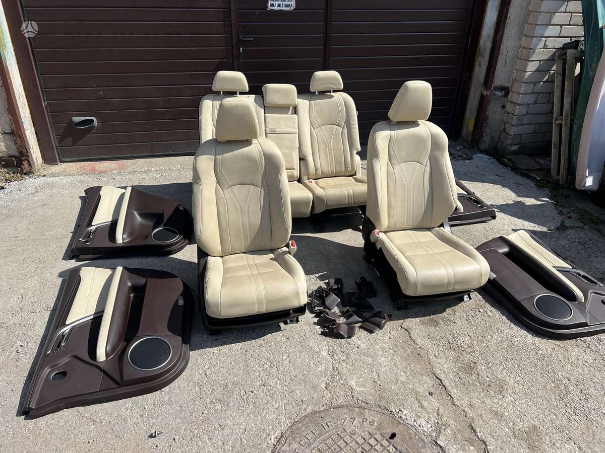 Lexus RX 450h durų apmušalai, sėdynės