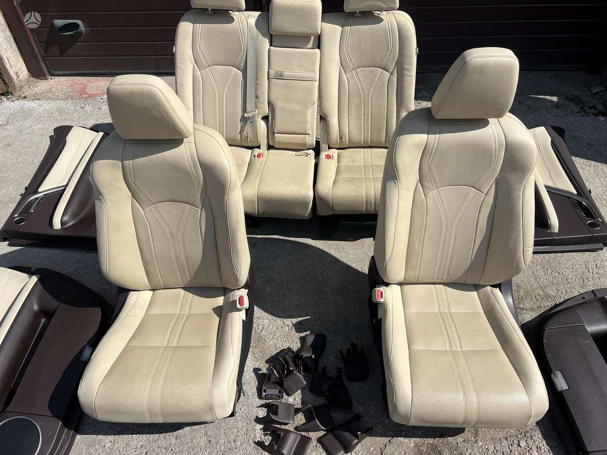 Lexus RX 450h durų apmušalai, sėdynės