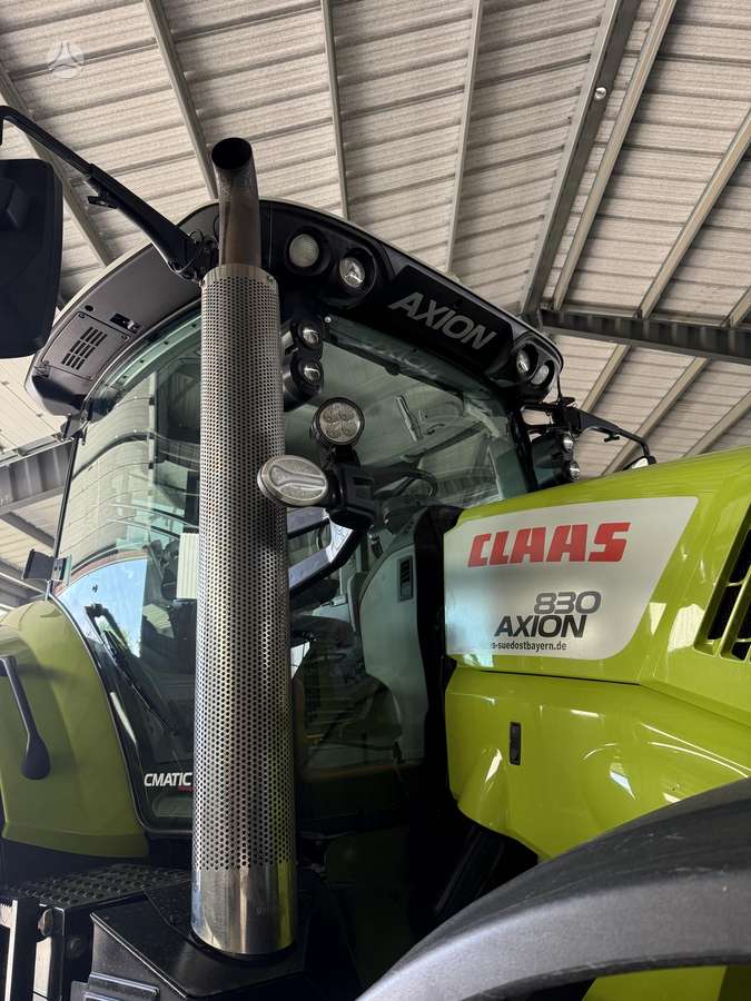 Claas Axion 830 CMATIC, traktoriai