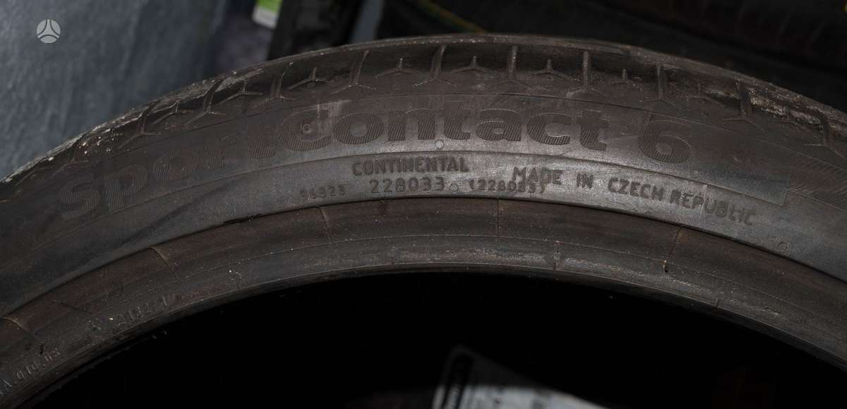 Continental SportContact 6, vasarinės 225/35 R20