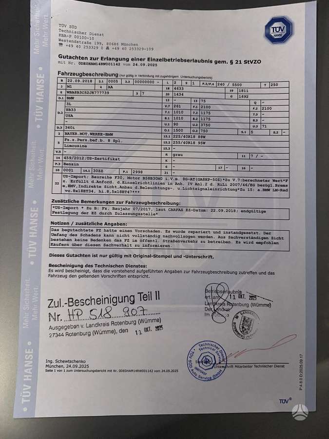 BMW 340, sedanas