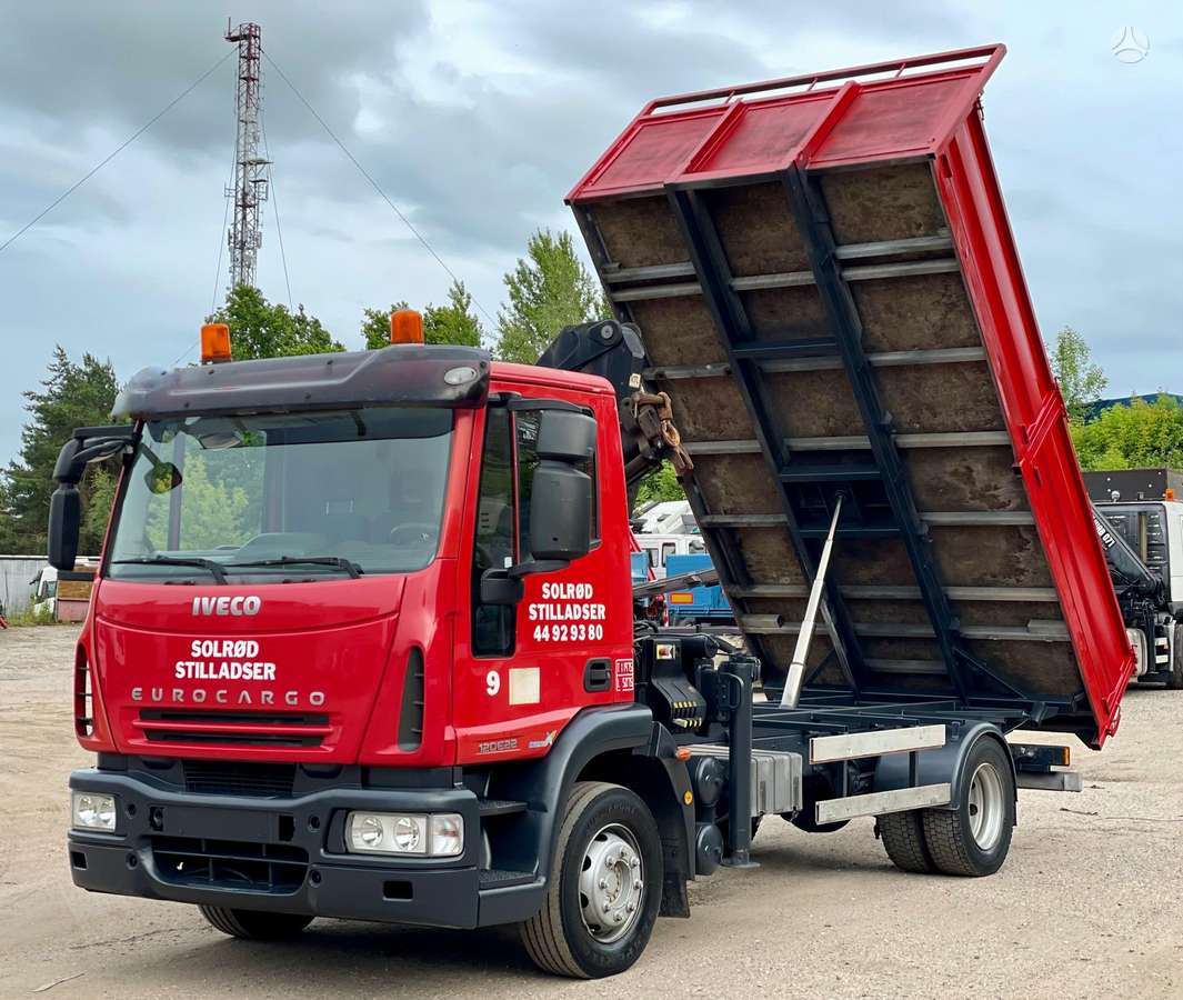 Iveco EUROCARGO, самосвалы с краном