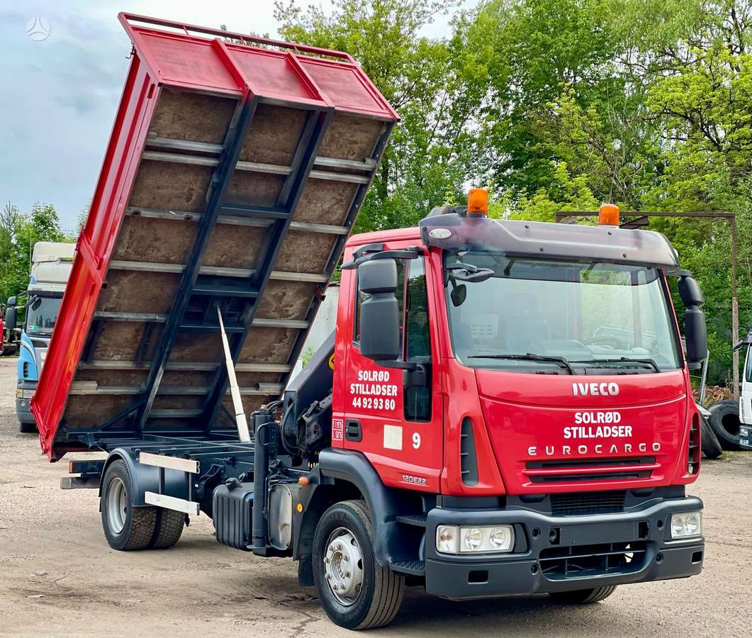 Iveco EUROCARGO, самосвалы с краном