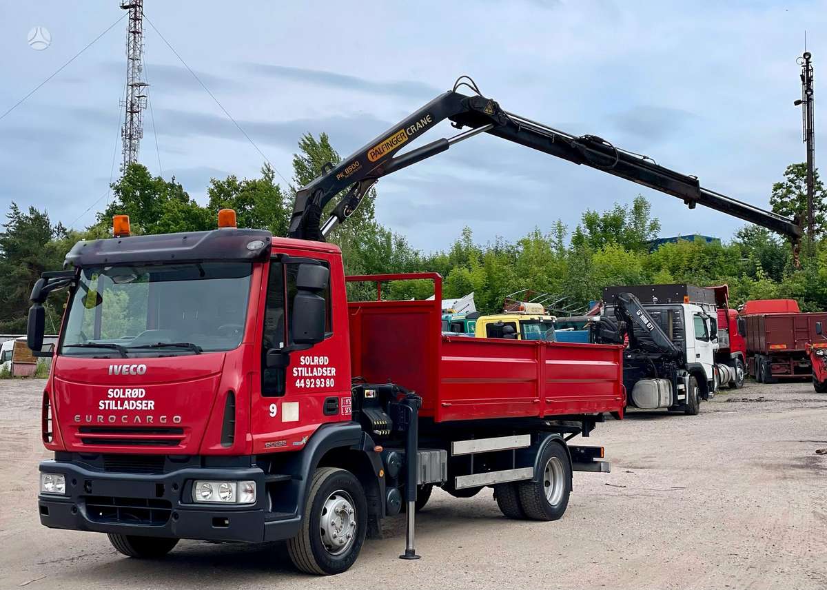 Iveco EUROCARGO, самосвалы с краном