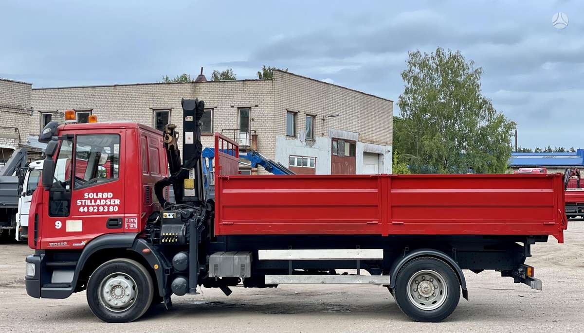 Iveco EUROCARGO, самосвалы с краном