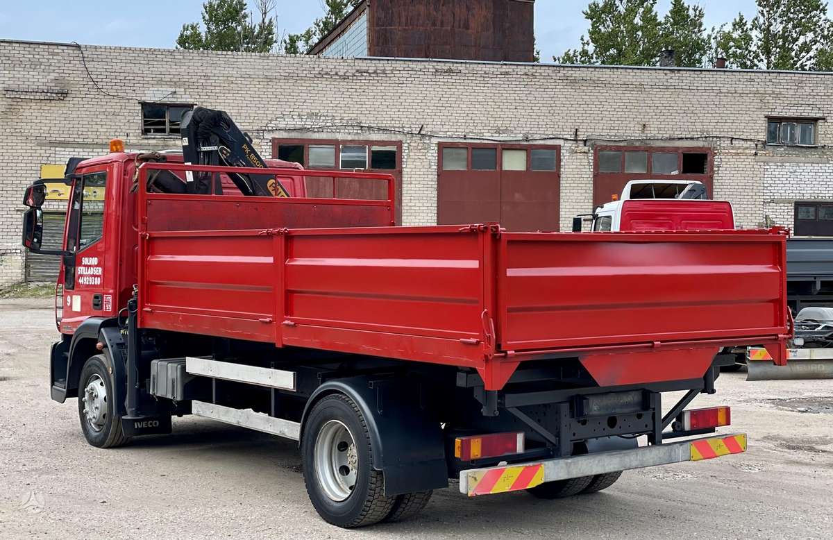 Iveco EUROCARGO, самосвалы с краном