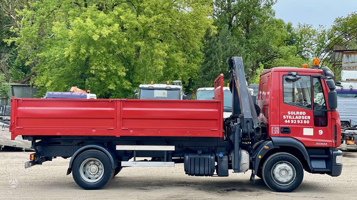 Iveco EUROCARGO, самосвалы с краном