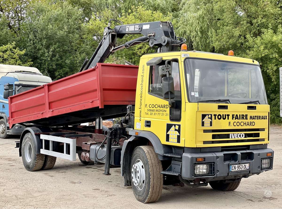 Iveco EUROCARGO, самосвалы с краном