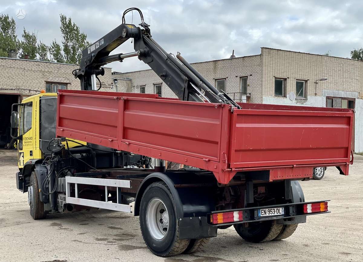 Iveco EUROCARGO, самосвалы с краном