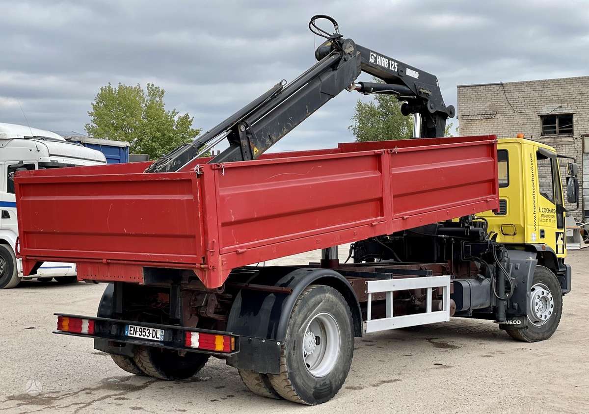 Iveco EUROCARGO, самосвалы с краном