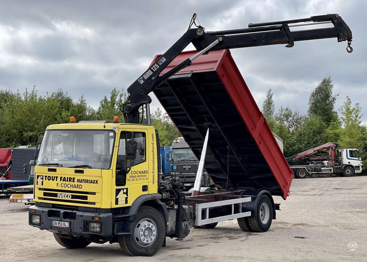 Iveco EUROCARGO, самосвалы с краном