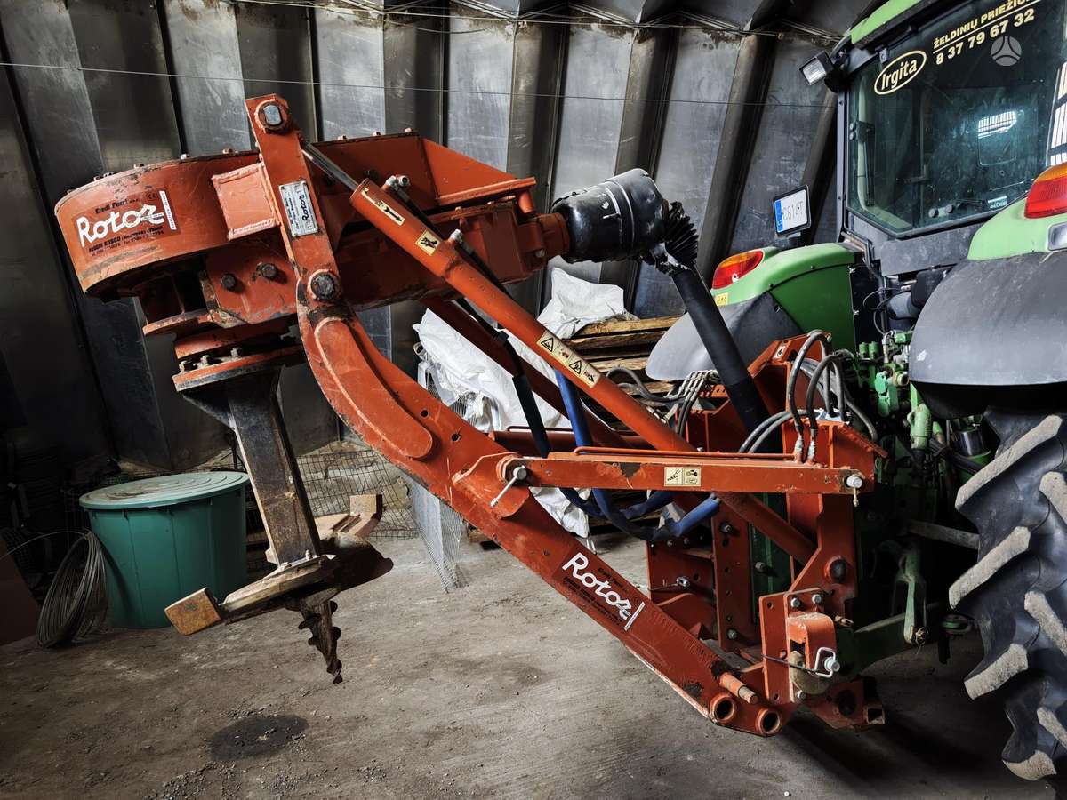 John Deere 6620, буровая машина