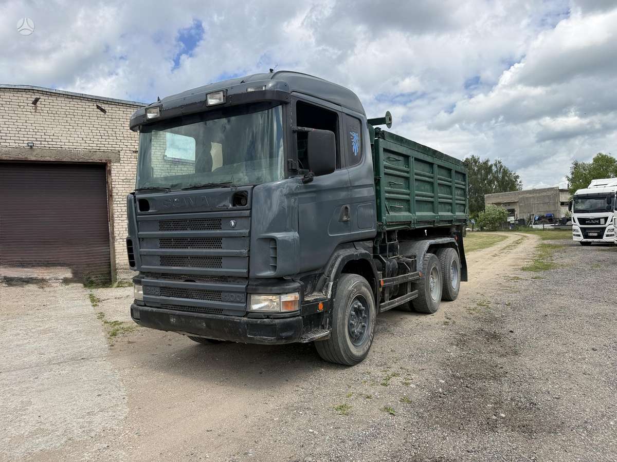 Scania 124 6x4 Manual, dumpers / tippers