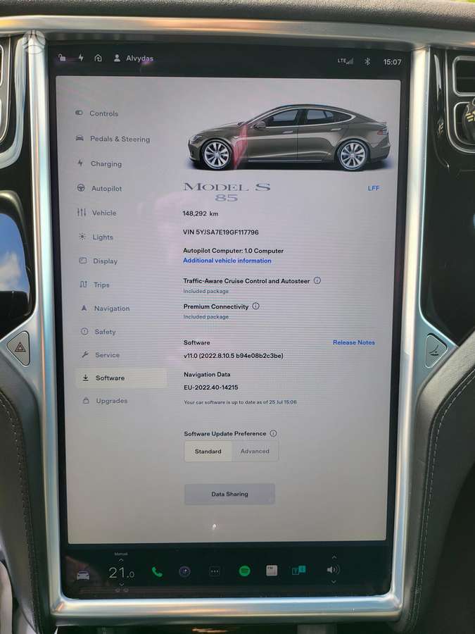 Tesla Model S, 85 кВт·ч, Седан