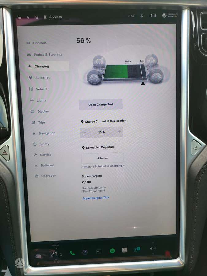 Tesla Model S, 85 кВт·ч, Седан