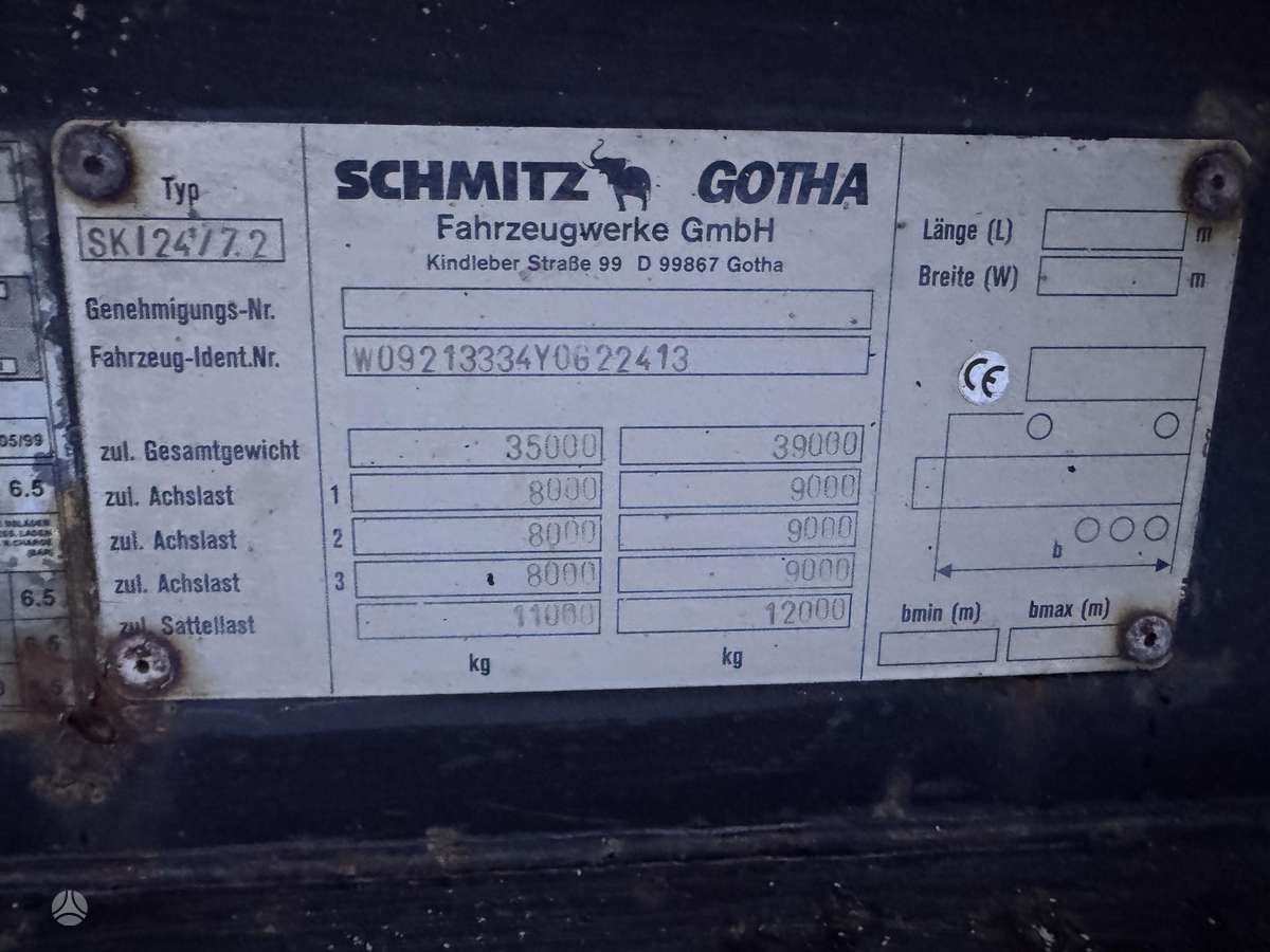 Schmitz SKI24, pašizgāzēji
