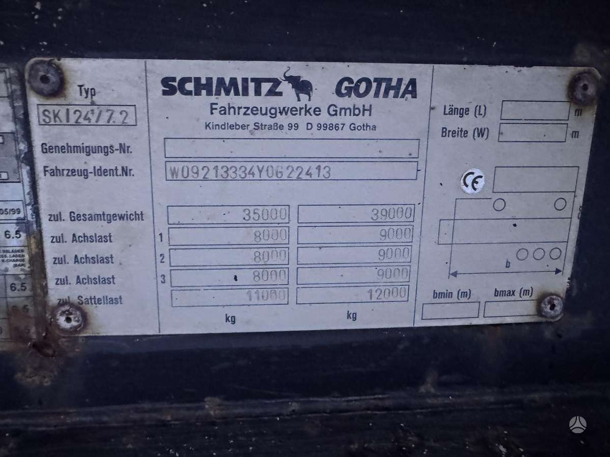 Schmitz SKI24, savivartės
