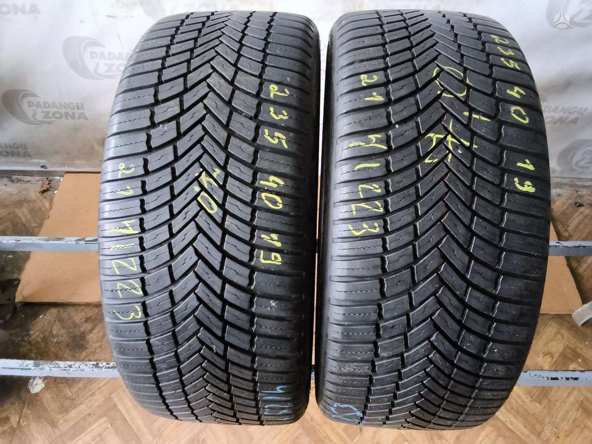 Bridgestone WeatherControl a005 evo, всесезонные 235/40 R19