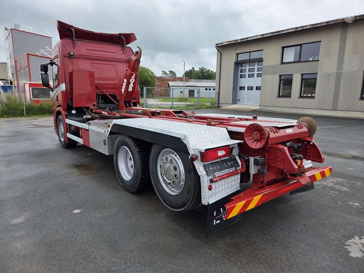 Scania P410 6X2, hooklift trucks
