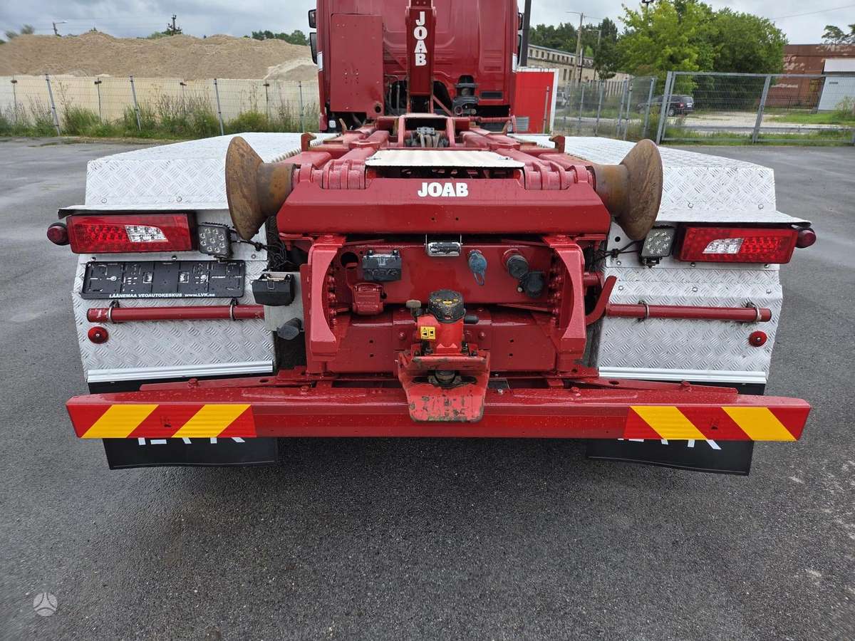 Scania P410 6X2, самосвалы с прицепoм