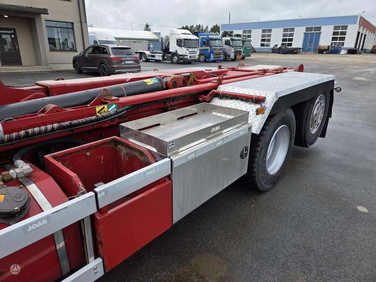 Scania P410 6X2, самосвалы с прицепoм