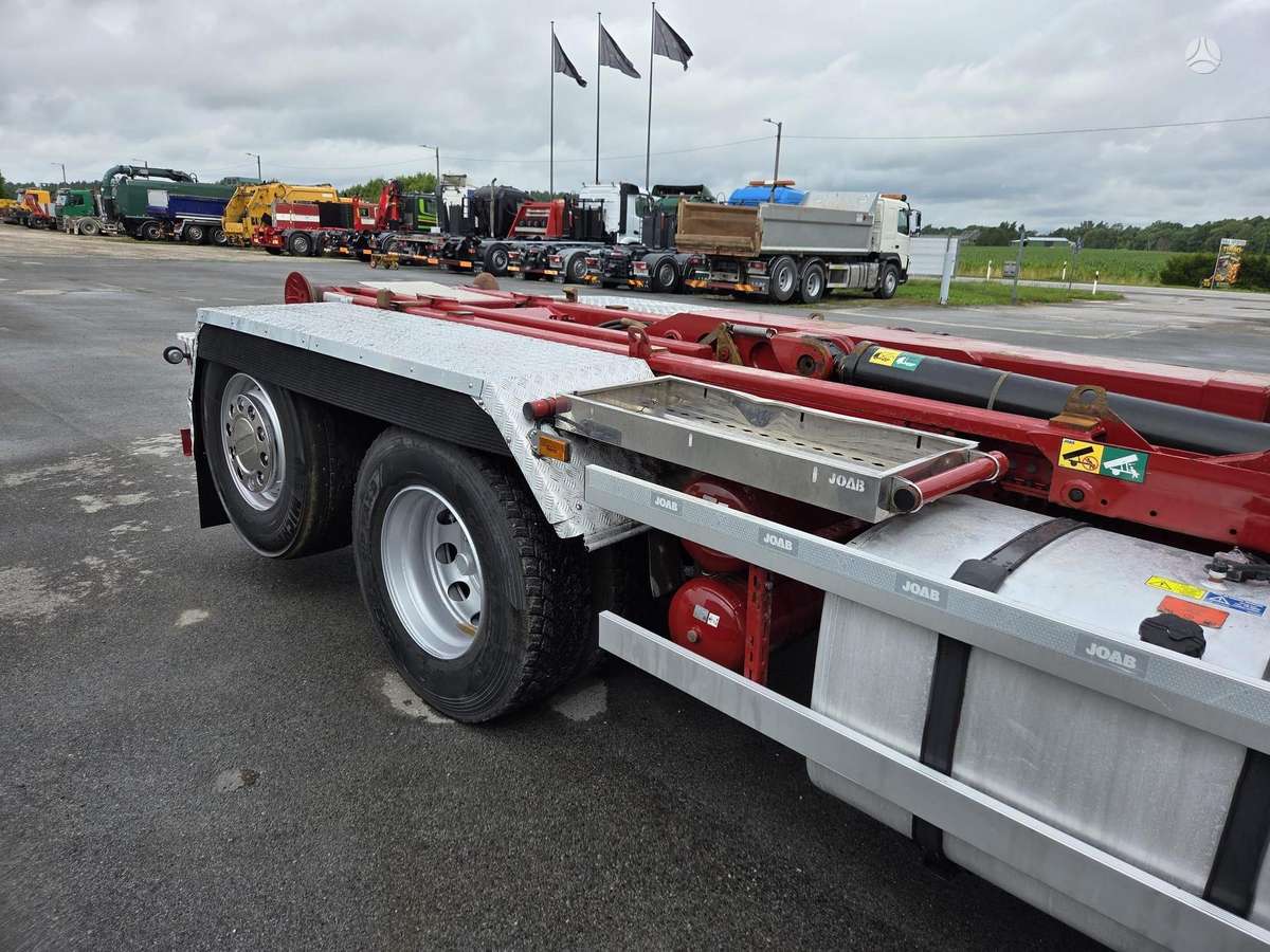 Scania P410 6X2, самосвалы с прицепoм
