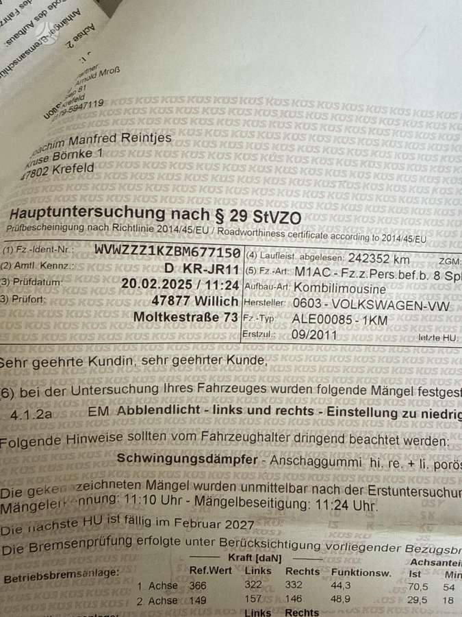 Volkswagen Golf, 2.0 l., Универсал