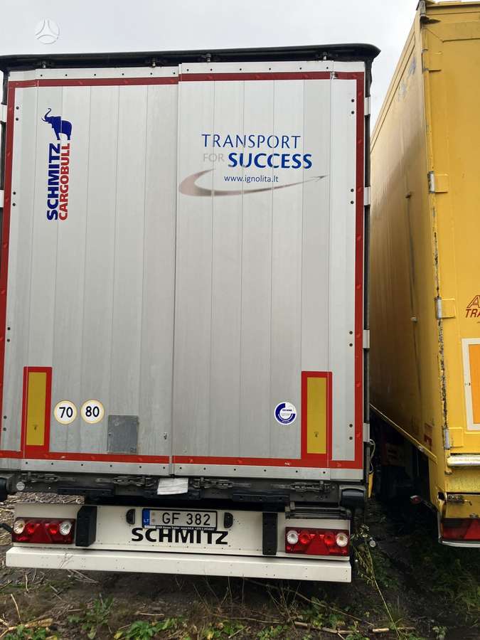Schmitz SCS24, бортовые с тентом