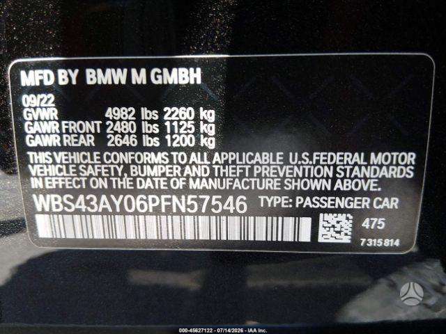 BMW M3, 3.0 l., Седан