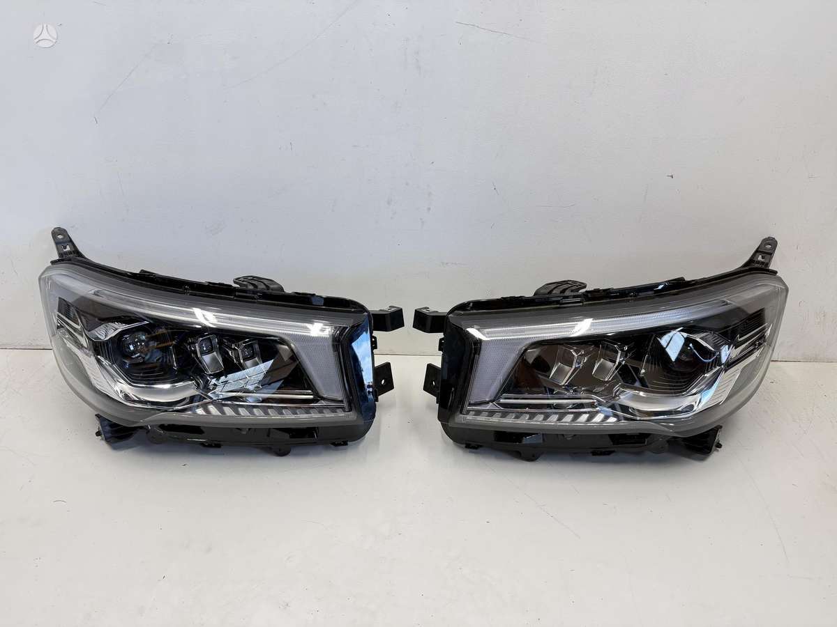 Maxus eDeliver 9 bumper reinforcement, lights, front grill