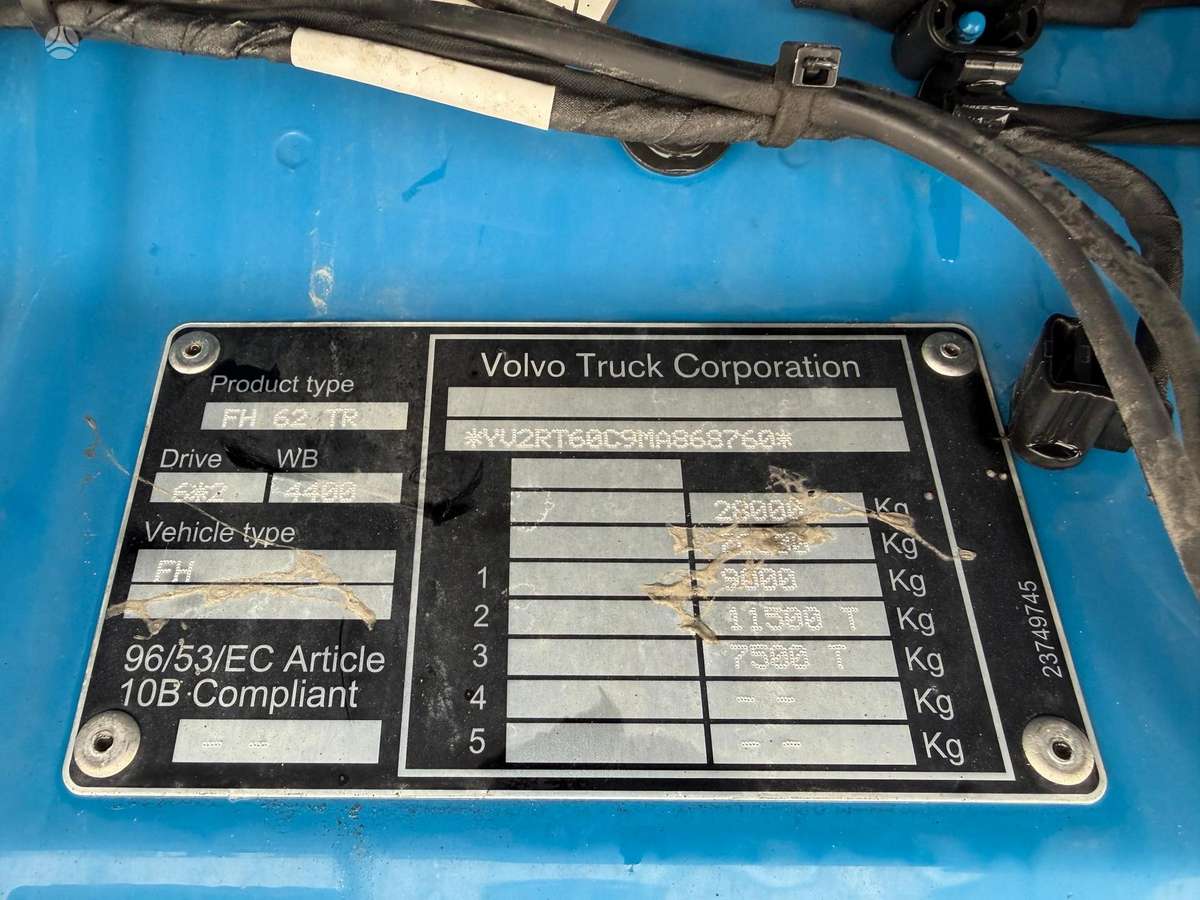 Volvo FH540, cab-chassis trucks