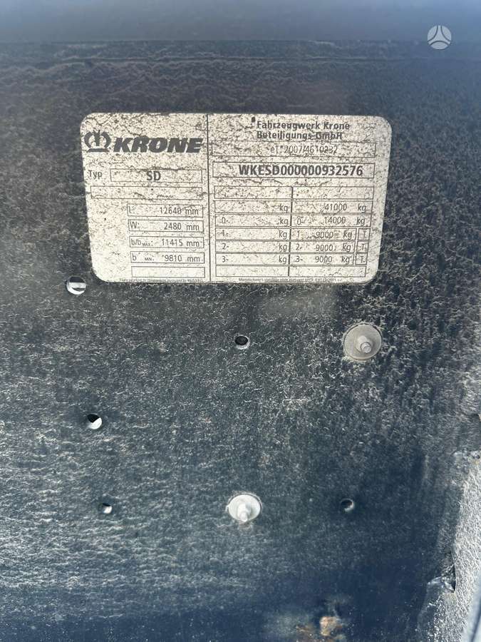 Krone SD, контейнеровозы